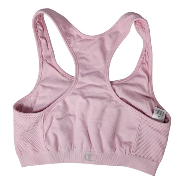 Champion Wireless Sports Bra Pink Medium Unpad Racerback Pullover Full AF5001 - Picture 4 of 9